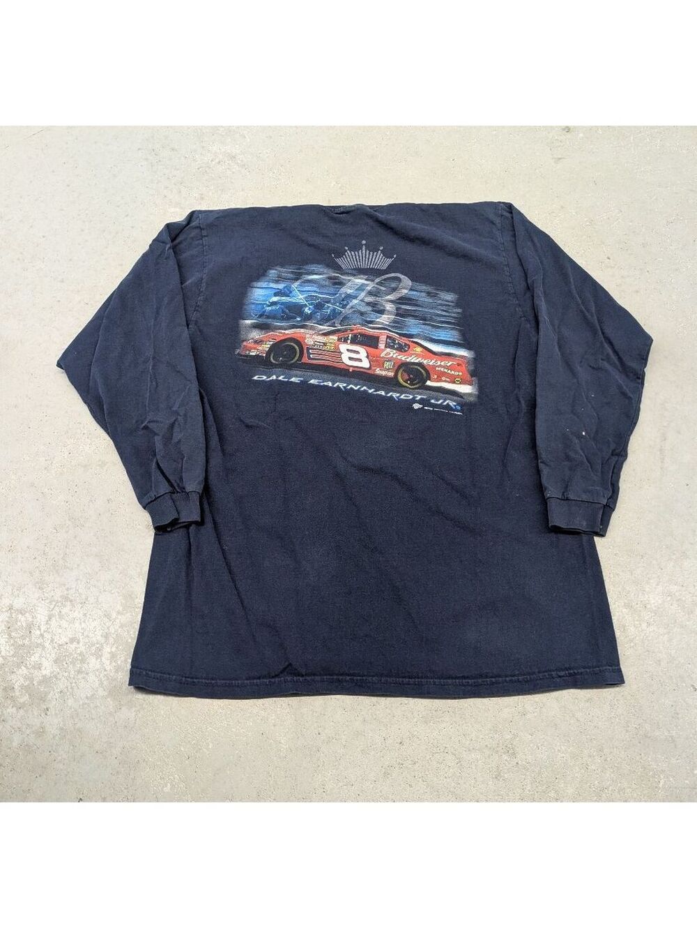 Vintage Y2K Budweiser NASCAR Dale Earnhardt JR Long Sleeve